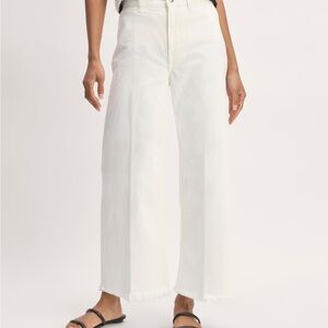 Everlane Mariner Cropped Jean in Ecru, Size 27